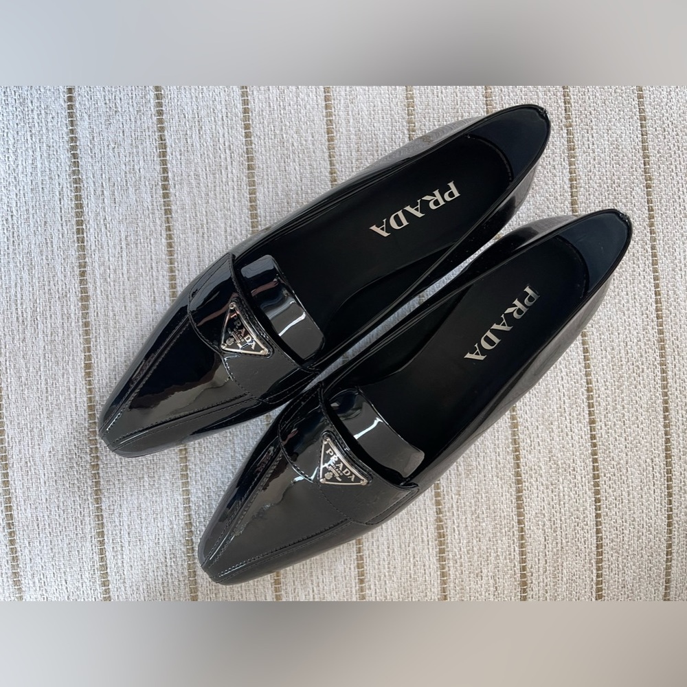 Prada - Patent Leather Loafers